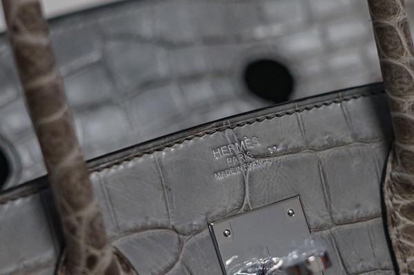Hermes Niloticus Crocodile  Vibrato Leather BIRKIN 30CM Multiple color I