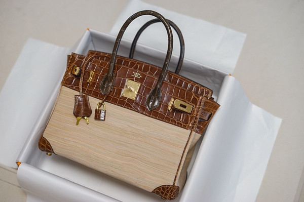 Hermes Niloticus Crocodile  Vibrato Leather BIRKIN 25CM Multiple color IIII