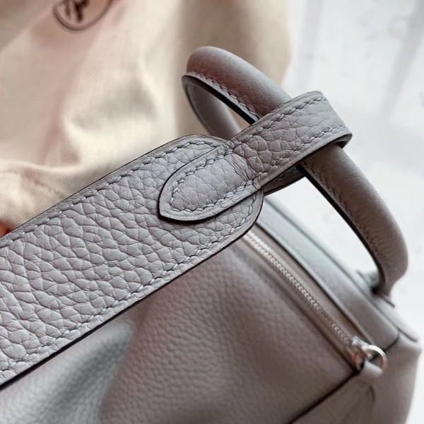 Hermes 8U Bleu Glacier  Lindy 26 Togo Palladium Hardware