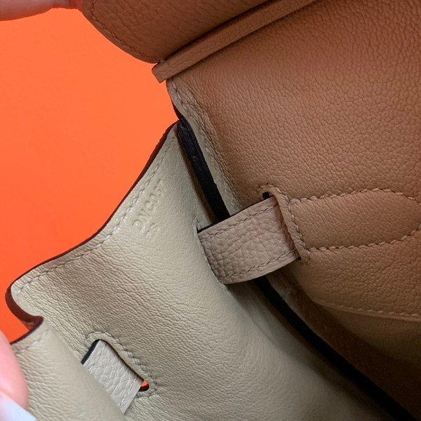 Hermès S2 Trench Birkin 30 cm Togo Leather Palladium Hardware