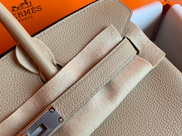 Hermès S2 Trench Birkin 30 cm Togo Leather Palladium Hardware