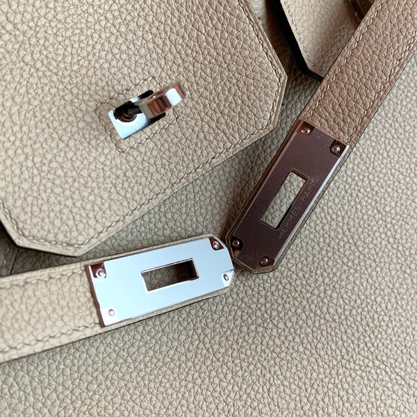 Hermès S2 Trench Birkin 30 cm Togo Leather Palladium Hardware