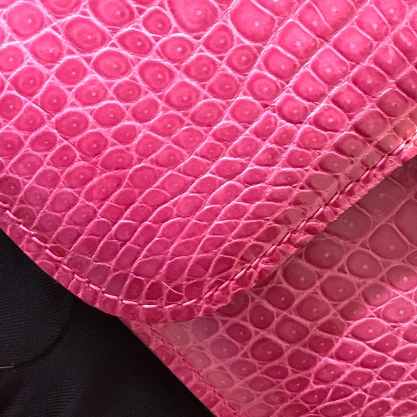 Hermes  T5 Rose Jaipur Constance 18 Crocodile Porosus