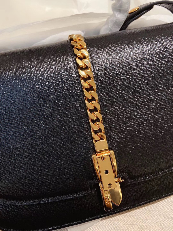 Gucci Sylvie 1969 small black shoulder bag