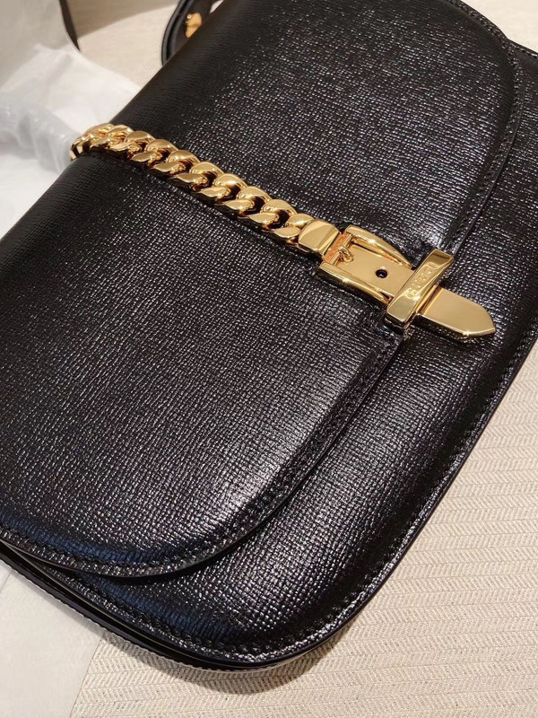 Gucci Sylvie 1969 small black shoulder bag