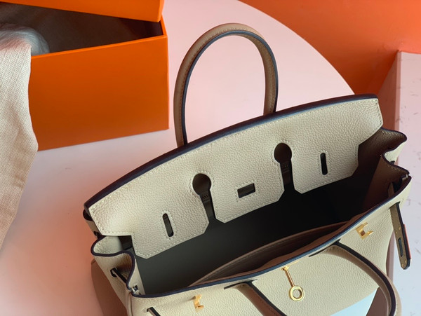 Hermes S2 Trench Birkin 25 cm Togo Gold Hardware
