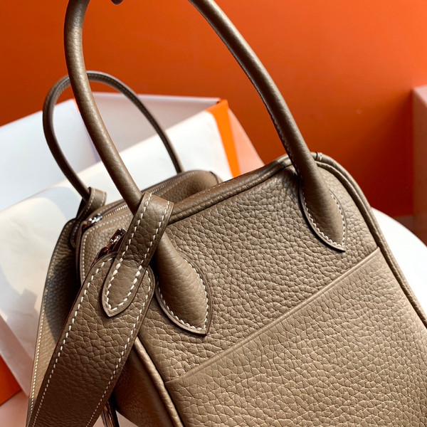 Hermes Etoupe Lindy 26 Togo Palladium HW