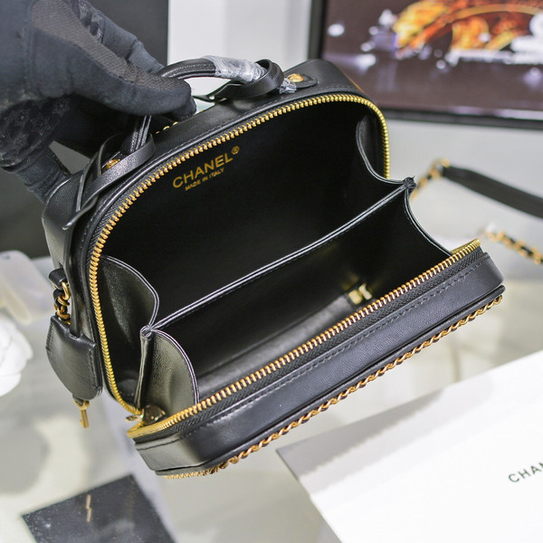 Chanel Small Vanity Case Black