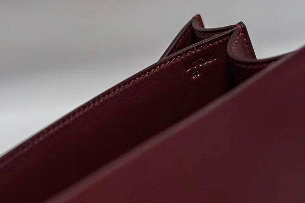 HERMES LIMITED EDITION CONSTANCE 24 TOILE DE CAMP DÉCHAINÉE BORDEAUX SWIFT PALLADIUM HARDWARE