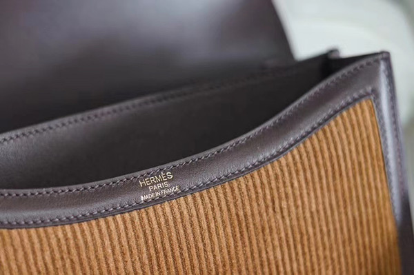 Hermès Constance 24 Velours Cotele Swift Limited Edition Bag