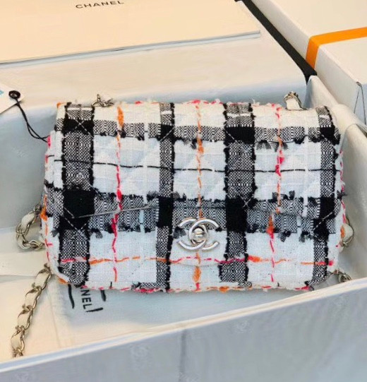 Chanel Tweed Mini Flap Bag