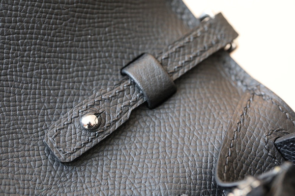 Hermes Kelly Wallet to Go Black EPSOM PHW
