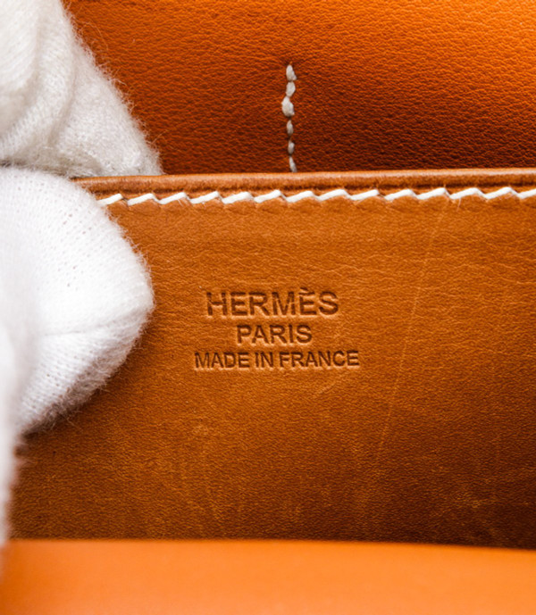 HERMES Barenia Halzan 31 Fauve Potiron