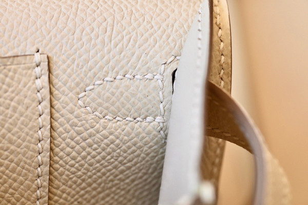 Hermes Kelly Wallet to Go Craie EPSOM GHW