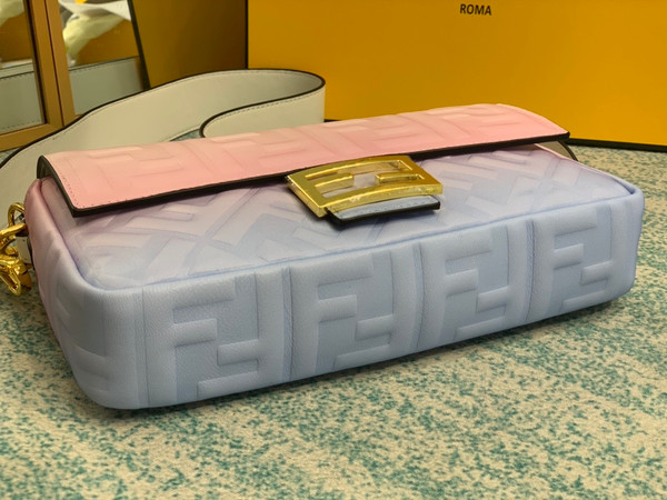 Fendi BAGUETTE Graduated color nappa leather bag