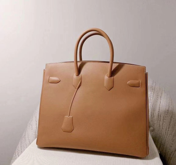 Hermes Shadow Birkin 35 Gold Swift Palladium Hardware