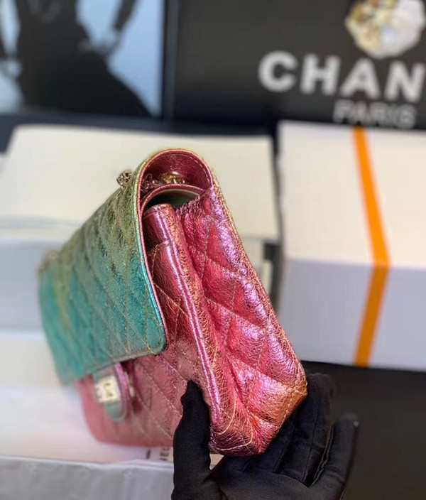 Chanel Metallic Goatskin 2.55 Handbag