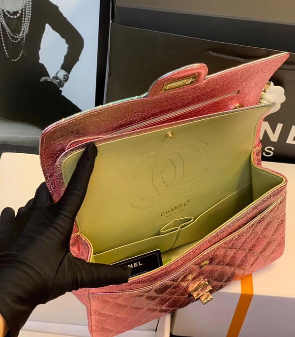 Chanel Metallic Goatskin 2.55 Handbag