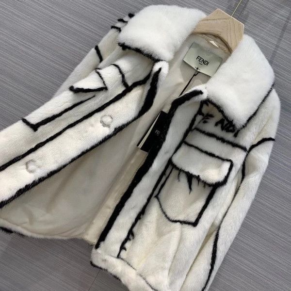 Fendi  Limited Edition Roma Joshua Vides mink coat
