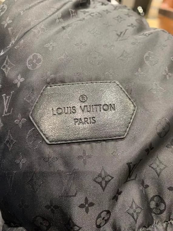 Louis Vuitton 1A83YK MONOGRAM JACQUARD HOODED DOWN JACKET
