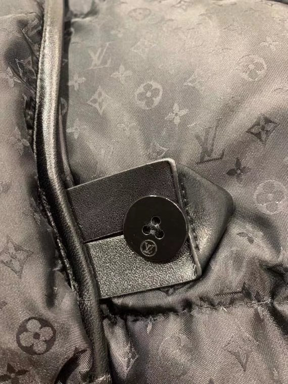 Louis Vuitton 1A83YK MONOGRAM JACQUARD HOODED DOWN JACKET