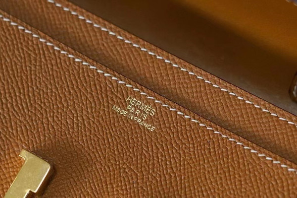 Hermes  Gold Constance Long To Go wallet Epsom Leather Gold Hardware