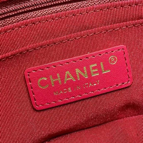 Chanel Velvet Flap Bag Red