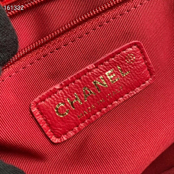 Chanel Velvet 19 flap bag Red