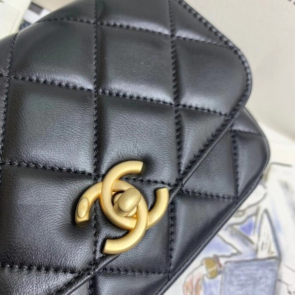 Chanel Small Flap Bag AS2189 with Gold Coin Charms
