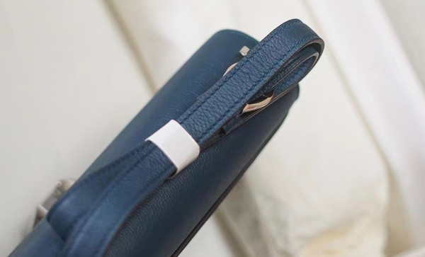 Hermes 2002 Bag  Blue Colvert