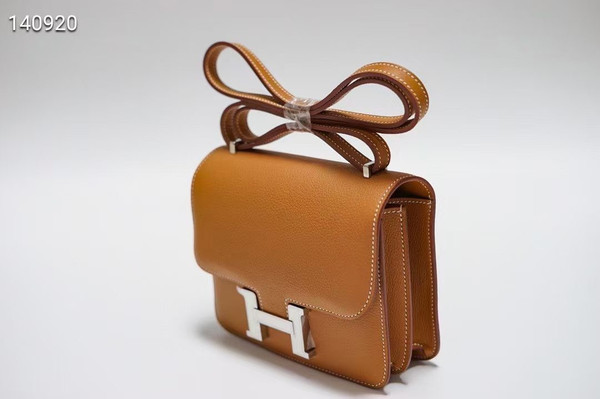 Hermes Gold  Constance Epsom leather 18cm With Enamel Hardware