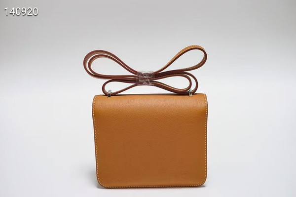 Hermes Gold  Constance Epsom leather 18cm With Enamel Hardware