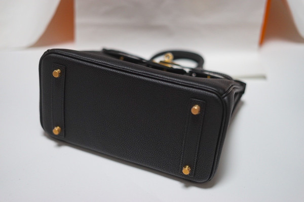 HERMES LIMITED EDITION BIRKIN 25 MISS YOU SELLIER UN POINT SUR DEUX NOIR BLACK MONSIEUR GOLD HARDWARE