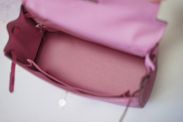 Hermes Kelly 32cm Sakura Pink Touch Clemence /Niloticus Crocodile PHW