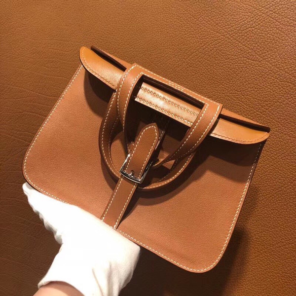 Hermes Gold Halzan mini bag
