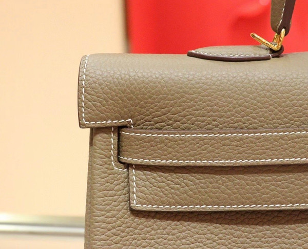 HERMÈS  Shoulder Kelly Etoupe