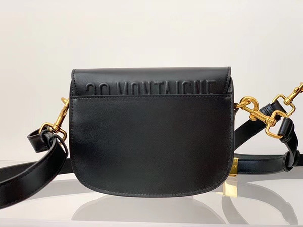 Christian Dior MEDIUM DIOR BOBBY BAG Dark Black Box Calfskin
