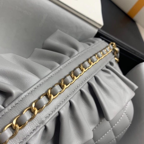 Chanel Bag Romance Square Mini Flap Bag Grey