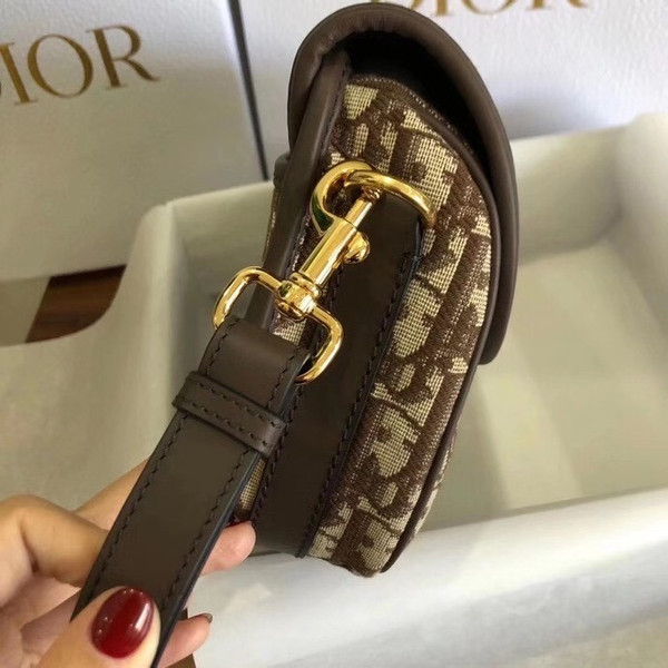 Christian Dior MEDIUM DIOR BOBBY BAG Brown Dior Oblique Jacquard