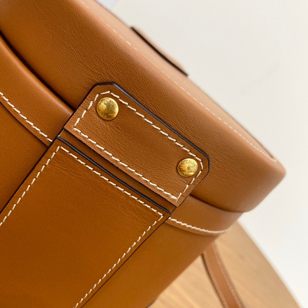 Celine MEDIUM TAMBOUR BAG IN SMOOTH CALFSKIN
