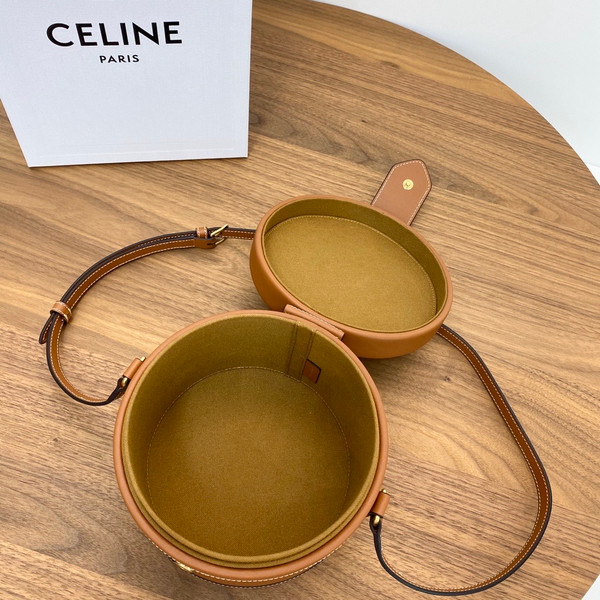 Celine MEDIUM TAMBOUR BAG IN SMOOTH CALFSKIN