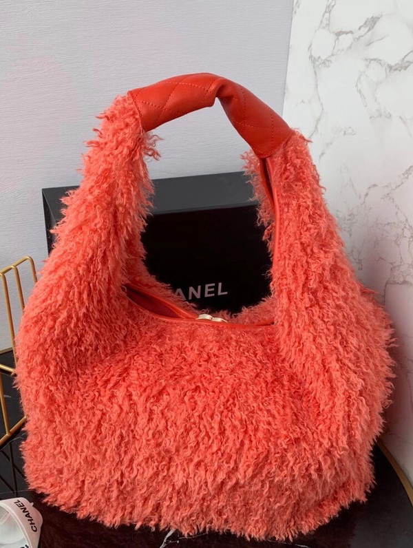 Chanel Large Hobo Bag Orange