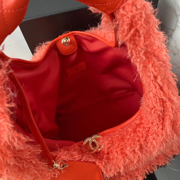 Chanel Large Hobo Bag Orange