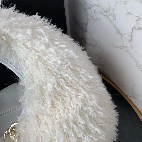 Chanel Large Hobo Bag White