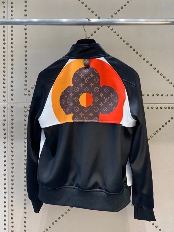 Louis Vuitton 1A8LXL  GAME ON MACRO MONOGRAM SILK TWILL BOMBER JACKET