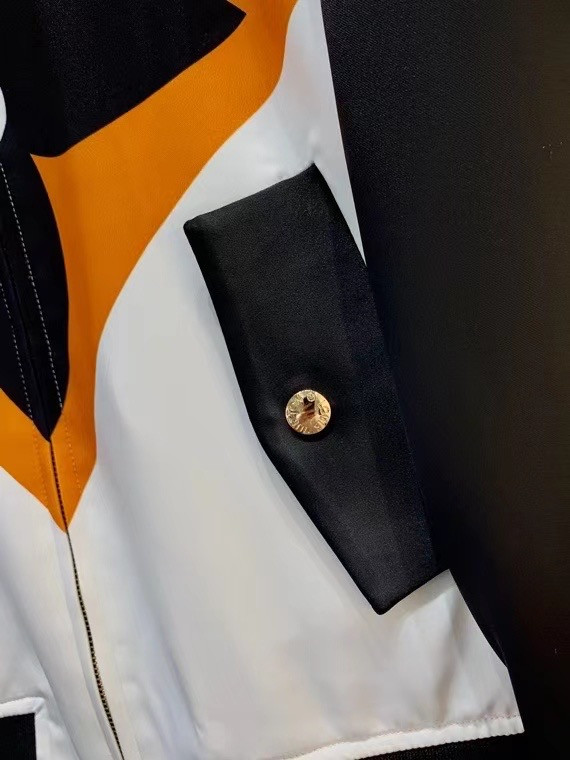 Louis Vuitton 1A8LXL  GAME ON MACRO MONOGRAM SILK TWILL BOMBER JACKET