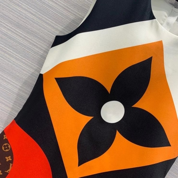 Louis Vuitton 1A8LS8  GAME ON OVERSIZED MONOGRAM CUT OUT A-LINE DRESS
