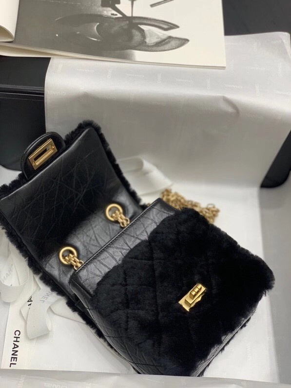 Chanel Mini 2.55 Handbag Black