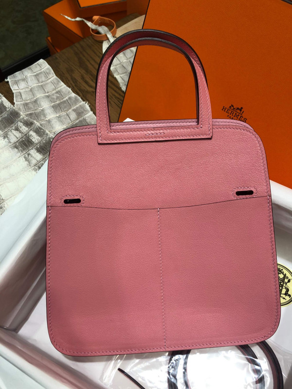 Hermes Pink Sakura Halzan mini bag