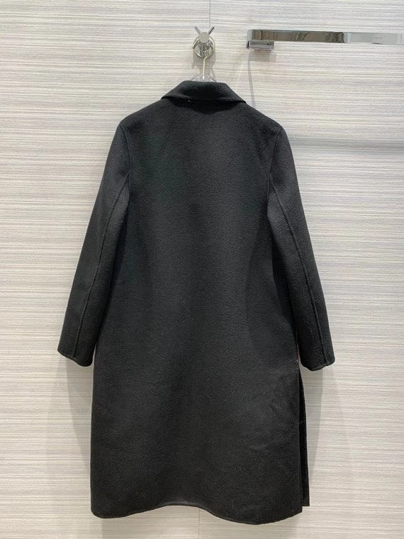 Fendi COAT Black wool coat